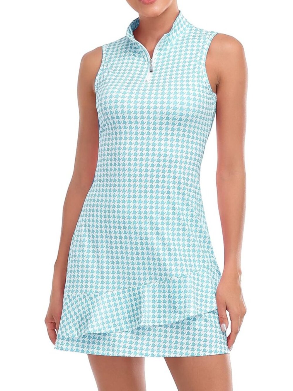 Athletic Women's Golf & Tennis Dress with Built-in Shorts - Sporty & Stylish